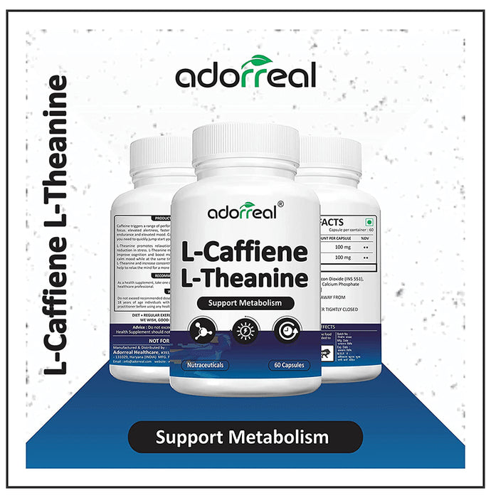Adorreal L-Caffiene L-Theanine Capsule