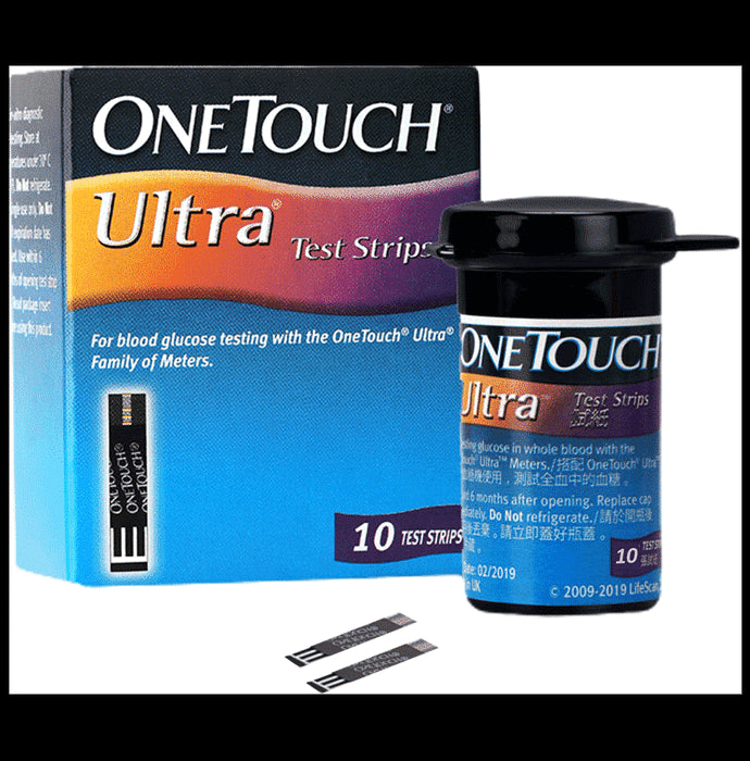OneTouch Ultra Test Strip (Only Strips) | Diabetes Monitoring Devices - Classic Derma