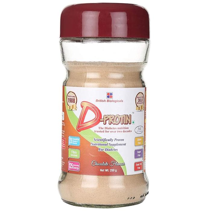 D-Protin Nutritional Supplement for Diabetics | Flavour Chocolate Powder - Classic Derma