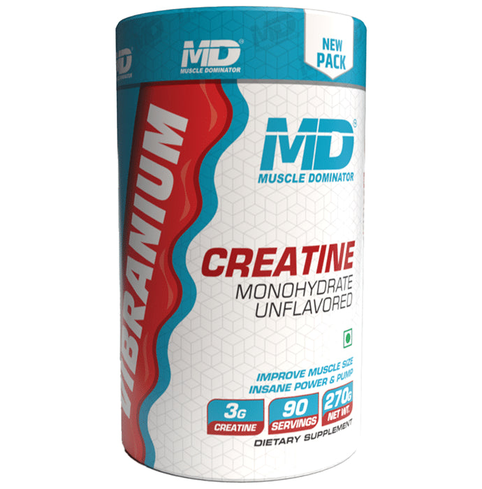 Muscle Dominator Creatine Monohydrate Powder Unflavored - Classic Derma