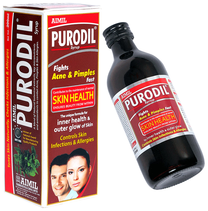 Purodil Syrup | Fights Acne & Pimples | Controls Skin Infections & Allergies