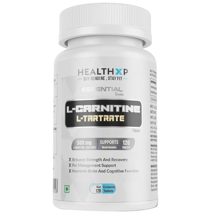 HealthXP L-Carnitine L-Tartrate 500mg Tablet - Classic Derma