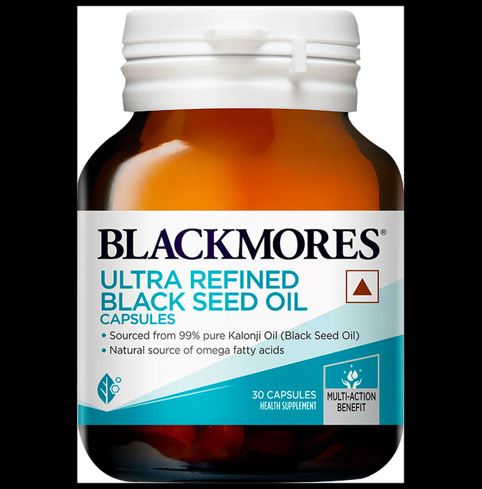 Blackmores Ultra Refined Black Seed Oil Capsule for Healthy Digestion & Boosts Immunity - Classic Derma