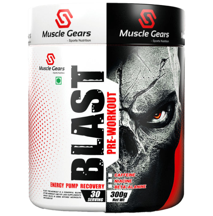 Muscle Gears Sports Nutrition Blast Pre-workout Powder - Classic Derma