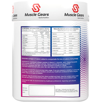 Muscle Gears Sports Nutrition Collagen Pure Hydrolysed