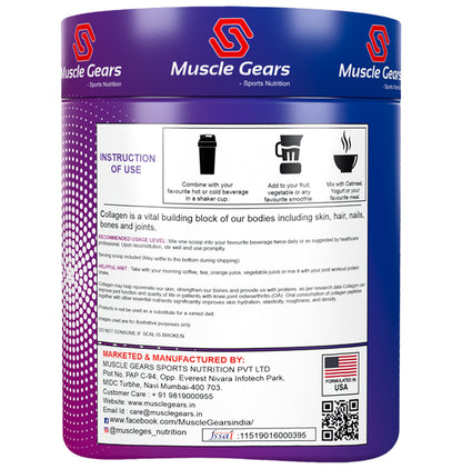 Muscle Gears Sports Nutrition Collagen Pure Hydrolysed