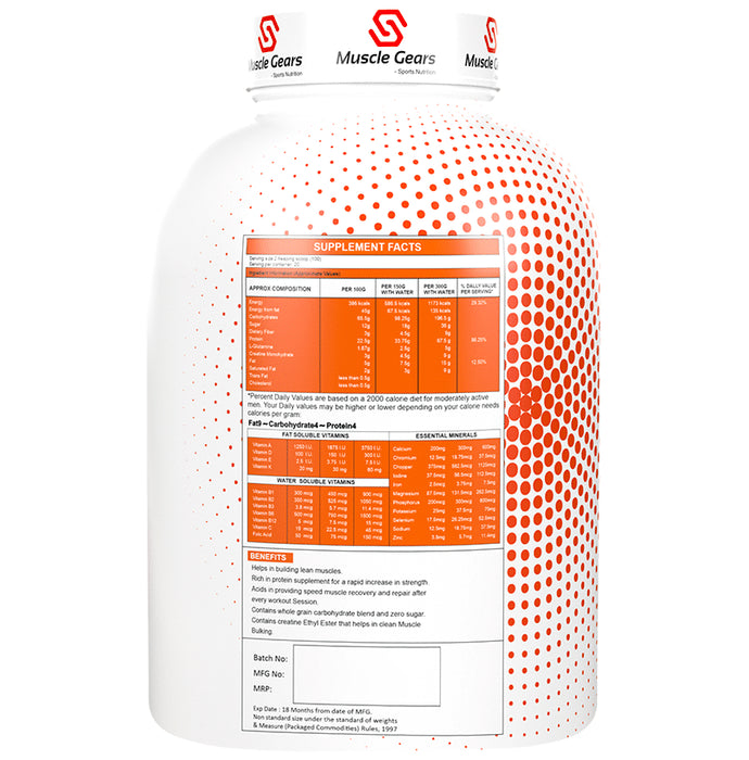 Muscle Gears Sports Nutrition Ultra Lean Mass Whey Isolate