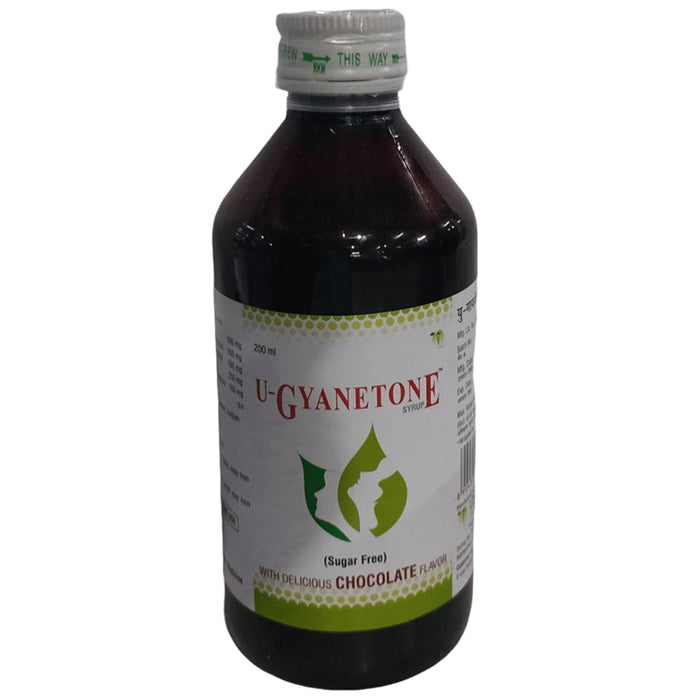 U Gyanetone Syrup Delicious Chocolate Sugar Free