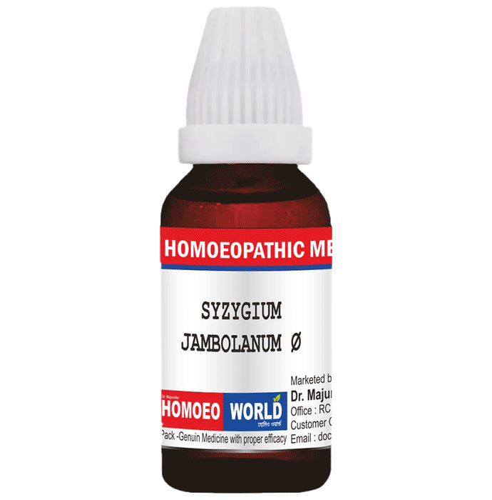 Dr. Majumder Homeo World Syzygium Jambolanum Q Mother Tincher(30ml Each) - Classic Derma