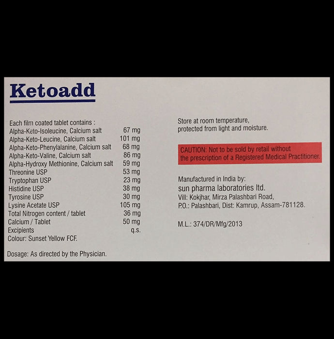 Ketoadd Tablet