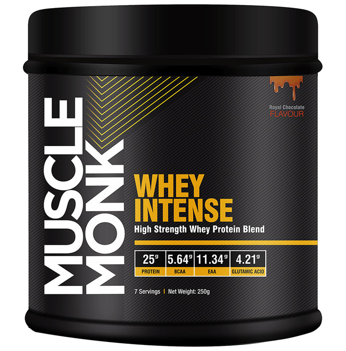 Muscle Monk Whey Intense High Strength Whey Protein Blend Royal Chocolate - Classic Derma