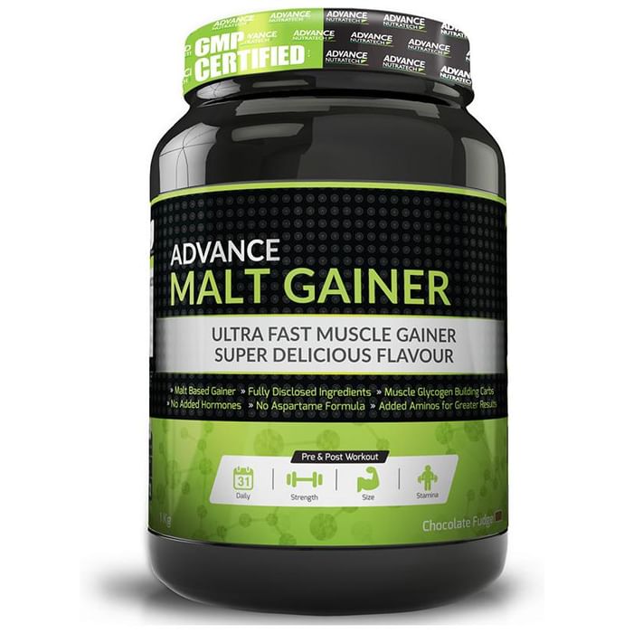 Advance Nutratech Malt Gainer Powder Chocolate Fudge - Classic Derma