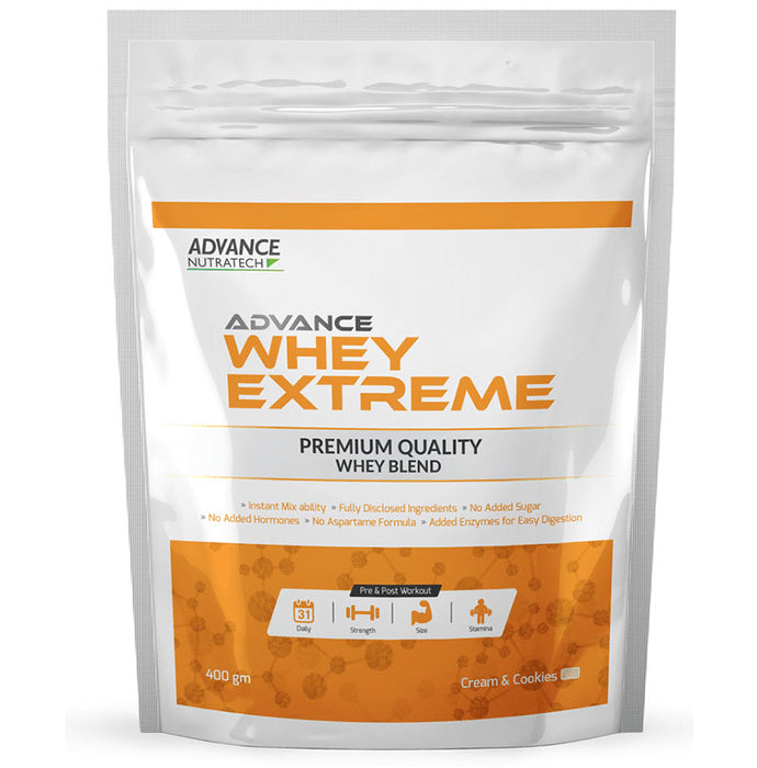 Advance Nutratech Whey Extreme Protein Powder Cream and Cookie - Classic Derma