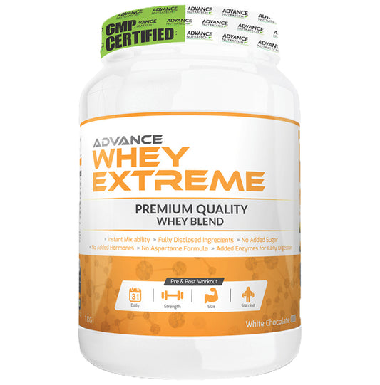 Advance Nutratech Whey Extreme Protein Powder White Chocolate - Classic Derma