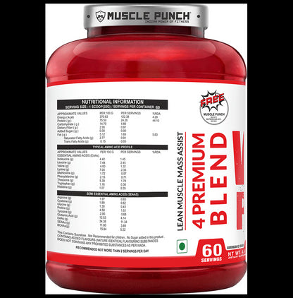 Muscle Punch Whey Protein Powder American Ice Cream