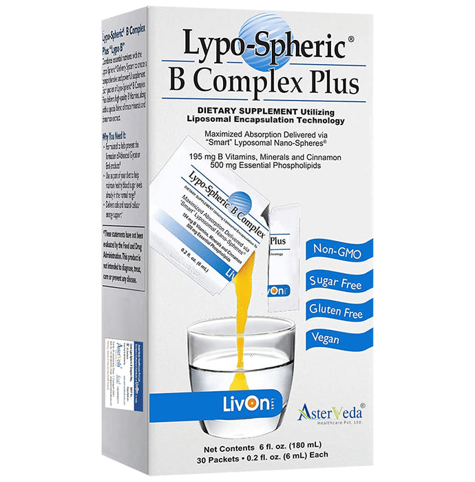 Livon Lypo-Spheric B Complex Plus Sachet (6ml Each) - Classic Derma