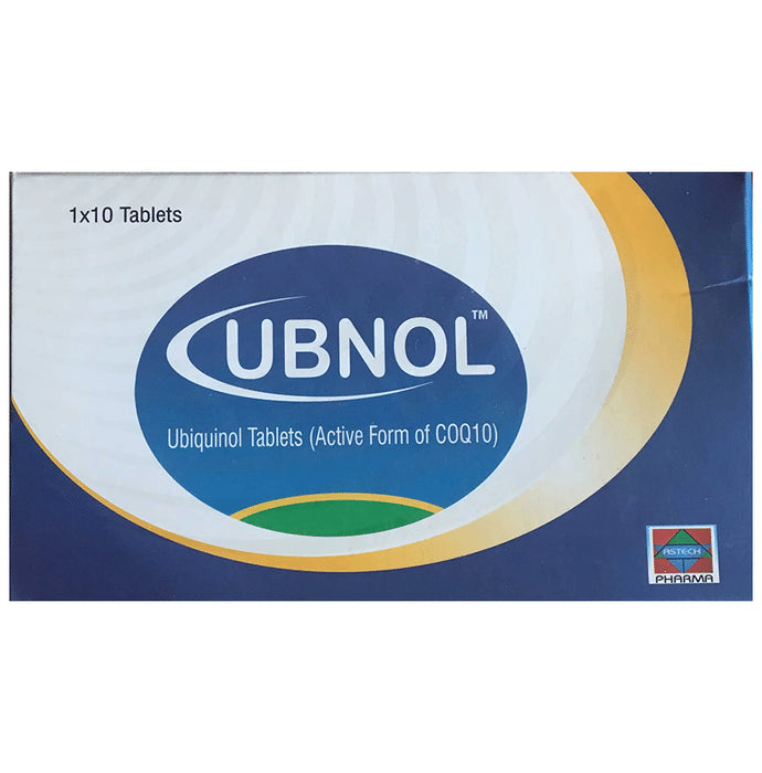 Ubnol Ubiquinol (Active Form of CoQ10) Tablet | For Overall Health | Supports Energy Levels - Classic Derma