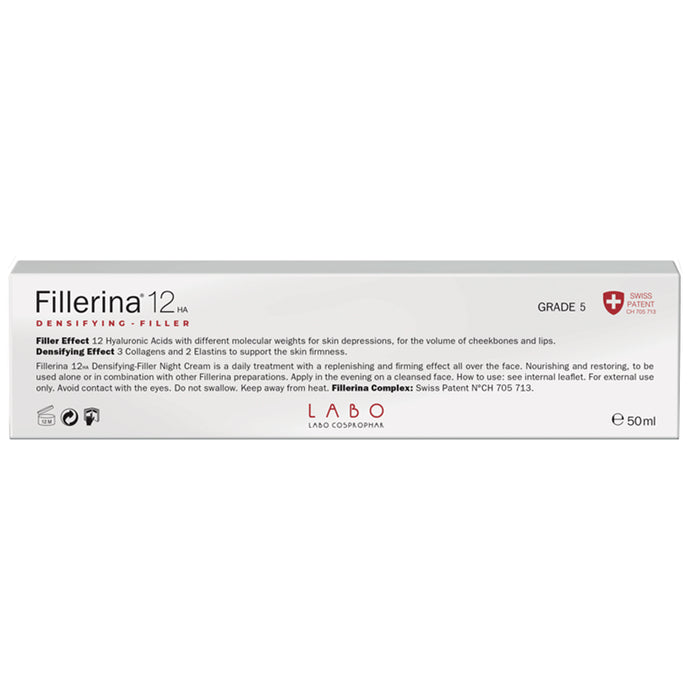 Fillerina 12HA Densifying Filler Night Cream Grade 5 Cream - Classic Derma