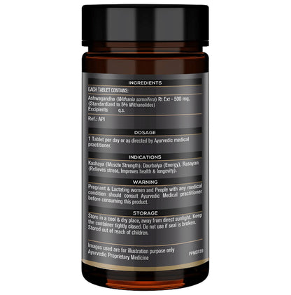 MuscleBlaze Ashwagandha 500mg Tablet | For Stress Relief, Energy & Strength