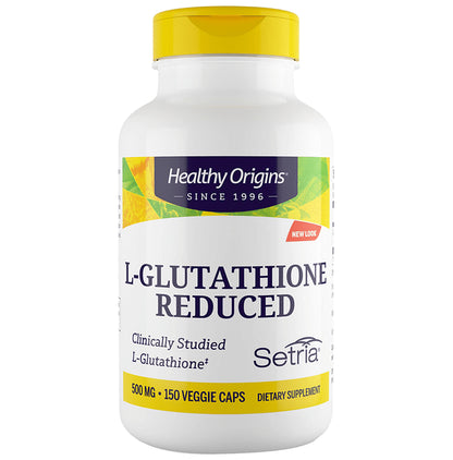Healthy Origins L-Glutathione (Setria) 500mg Veggie Caps
