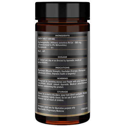 Muscleblaze Combo Pack of Koshaveda Ashwagandha Tablets 500mg (60) & Shilajit Pro Resin (20gm)