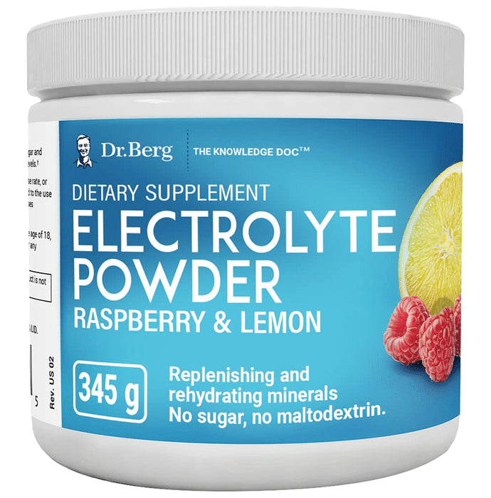 Dr. Berg Nutritionals Electrolyte Powder Raspberry Lemon - Classic Derma