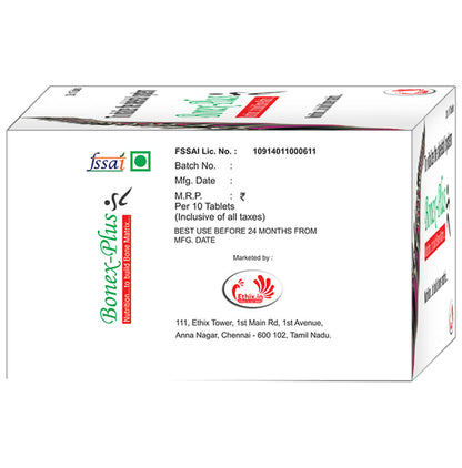 Dr. Ethix's Bonex Plus Tablet (10 Each)