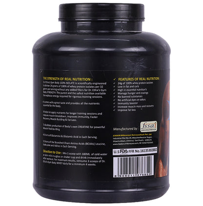 Dr. Ethix's Muscle Mass Gym Body Powder Chocolate