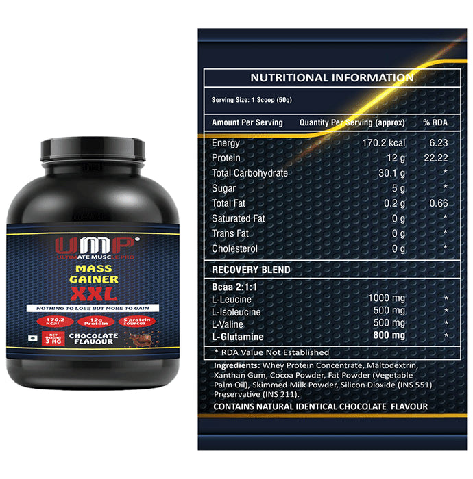 Ultimate Muscle Pro Mass Gainer XXL Chocolate