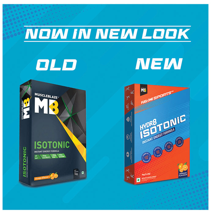 MuscleBlaze Isotonic Instant Energy | With Electrolytes, BCCAs & Glutamine | Flavour Orange