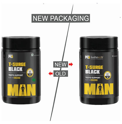 Muscleblaze Koshaveda T-Surge Black, Testosterone Booster for Men Tablet
