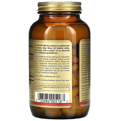 Solgar Calcium Magnesium Plus Boron Tablet