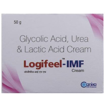 Logifeel IMF Cream with Glycolic Acid, Urea & Lactic Acid