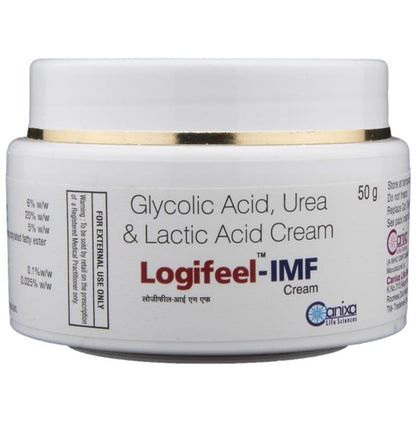 Logifeel IMF Cream with Glycolic Acid, Urea & Lactic Acid