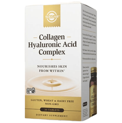 Solgar Collagen Hyaluronic Acid Complex Tablet - Classic Derma