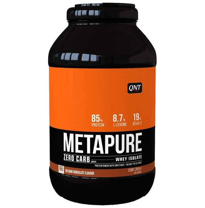 QNT Metapure Whey Isolate Zero Carb Powder Belgian Chocolate - Classic Derma