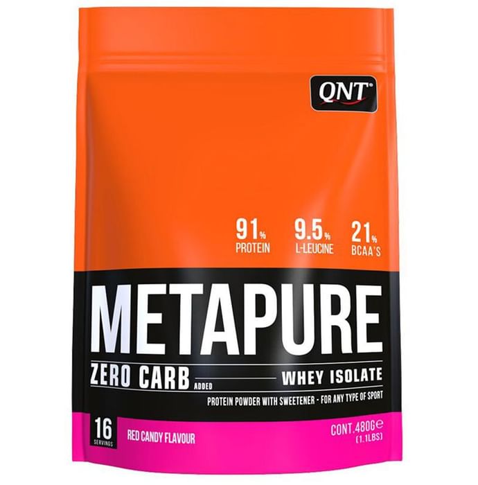 QNT Metapure Whey Isolate Zero Carb Powder Red Candy - Classic Derma