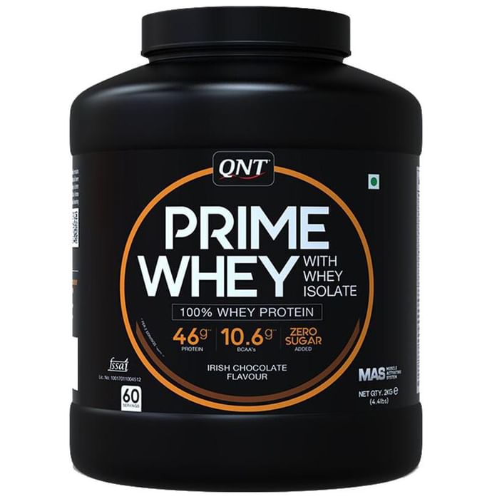 QNT Prime Whey Isolate Powder Irish Chocolate - Classic Derma