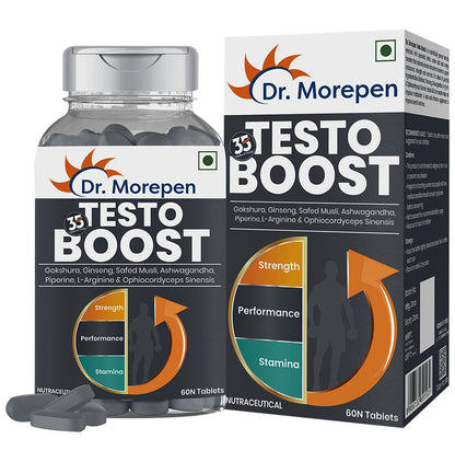 Dr. Morepen Testo Boost Tablet | For Strength, Performance & Stamina - Classic Derma