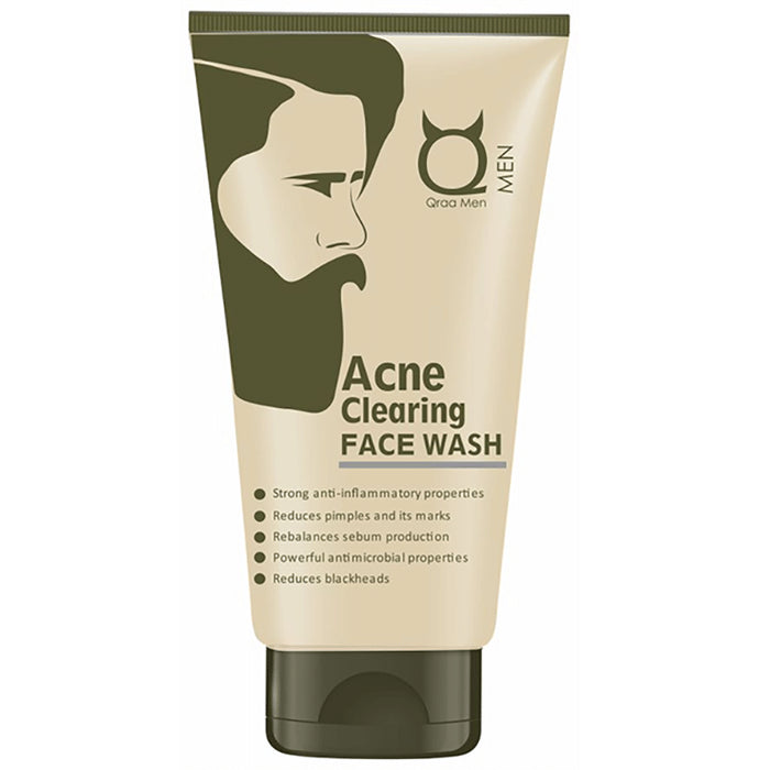 Qraa Men Acne Clearing Face Wash - Classic Derma