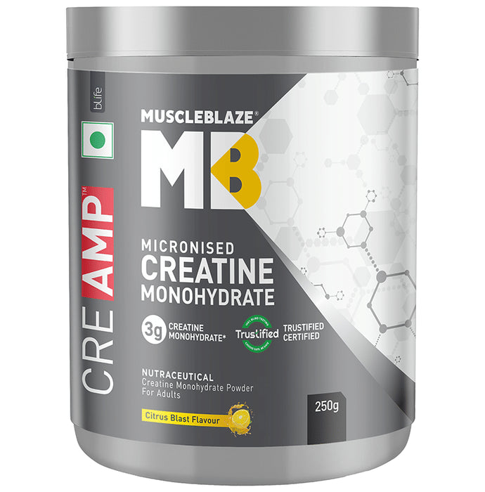 Muscleblaze Powder Creamp Creatine Monohydrate Citrus Blast - Classic Derma