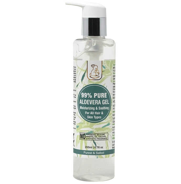 Blush Bunny Organics Moisturizing & Soothing 99% Pure Aloevera Gel - Classic Derma