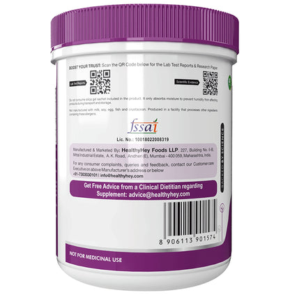 HealthyHey Nutrition Magnesium Glycinate 550mg | Veg Capsule for Muscles, Nerves & Sleep Support