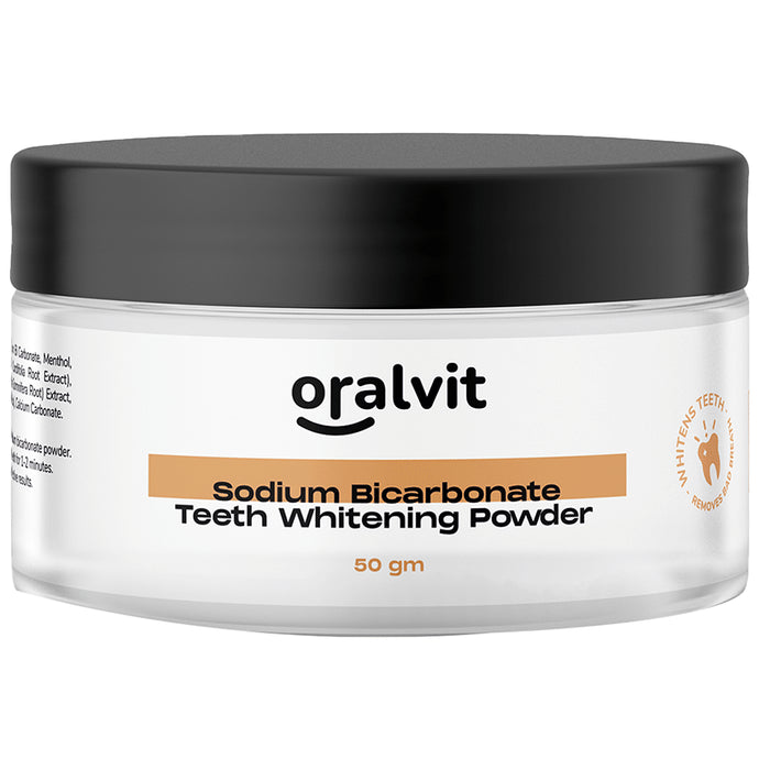 Oralvit Sodium Bicarbonate Teeth Whitening Powder - Classic Derma
