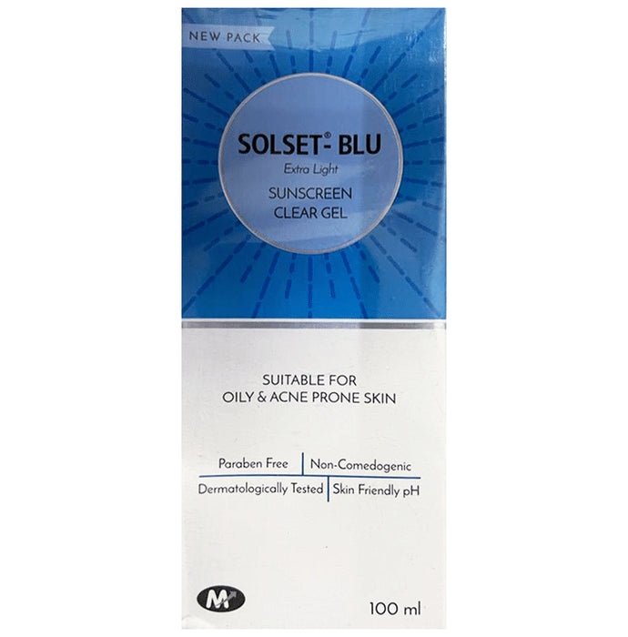 Solset-Blu Extra Light Sunscreen Clear Gel - Classic Derma