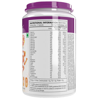 HealthyHey Nutrition Women Multi Vit Daily 480mg Capsule