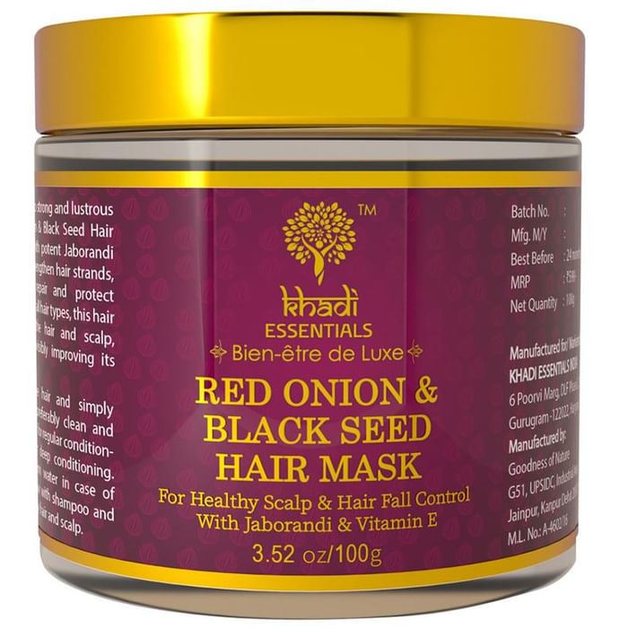 Khadi Essentials Red Onion & Black Seed Hair Mask - Classic Derma