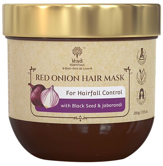 Khadi Essentials Red Onion & Black Seed Hair Mask - Classic Derma