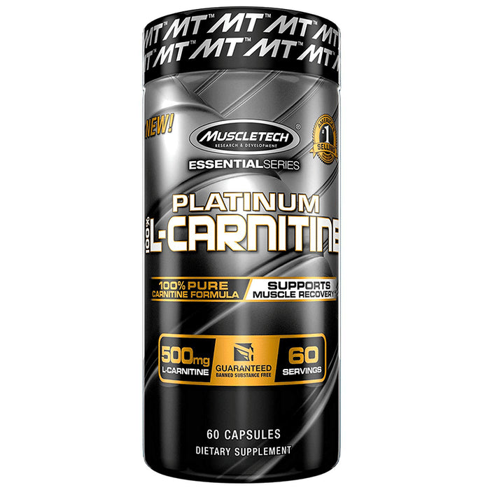 Muscletech Essential Series Platinum 100% L-Carnitine Capsule - Classic Derma