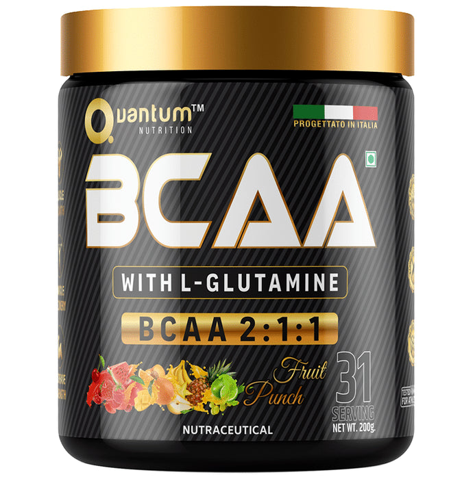 Quantum Nutrition BCAA with L-Glutamine 2:1:1 Fruit Punch - Classic Derma